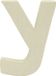 Decopatch Kleine kraft letter y