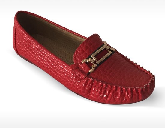 ADRIANA CARRILLO Mocassins - Casual - Instappers - Confianza - Dames - Maat 40 - YJ-2220 RED