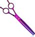 Shenzhen Haorui Industrial Technology Co., Ltd. Ciseaux effilants professionnels de 7,5 pouces pour chiens - 16 dents en acier inoxydable japonais - Violet