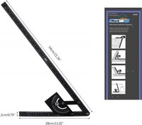 Work Plus Super Hoekmeter - 500 mm - Meetbereik 0 t/m 180 Graden