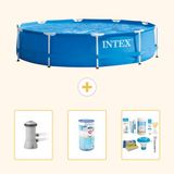 Intex Rond Frame Zwembad - 366 x 76 cm - Blauw