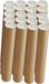 Merkloos Poster koker - 20x - 650 x 50 mm - bruin - karton - met witte deksel