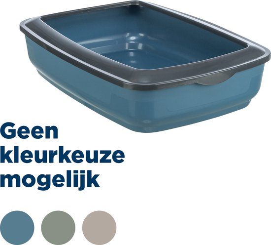 Trixie Kattenbak Mio met rand - diverse kleuren - 43x32x12 cm