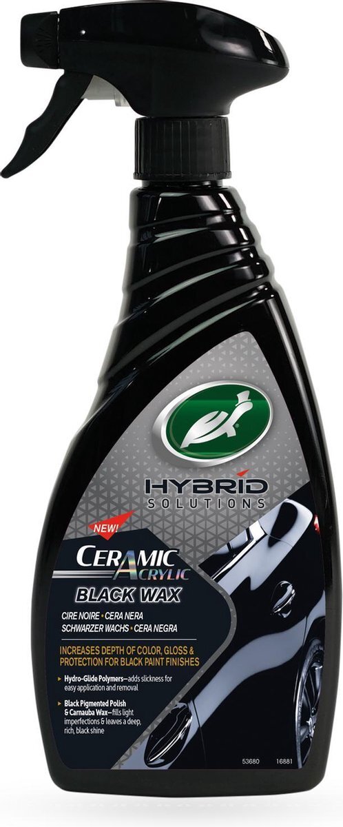 Turtle Wax Hybrid Solutions Ceramic Acrylic Black Wax - 500ml