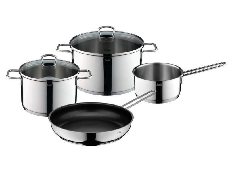 Silit Alicante Pannenset - 4-delig - RVS