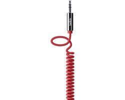 Belkin MIXIT Opgerolde 3.5 mm AUX-kabel - 1.8 m - Rood