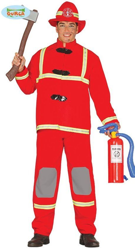 Brandweerman kostuum - 8434077843239