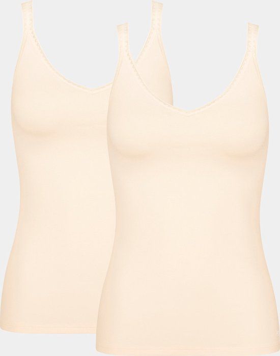 Sloggi Basic Midi GO Organic Slip 2-pack - Creme - S