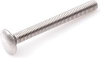 Hoenderdaal Boulon à tête ronde Inox-A2 Din603 M12X90 | 25 pièces