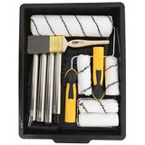 Coral 10505 Easy Coater Verfroller Borstelset met verlengstang, 10-delige set