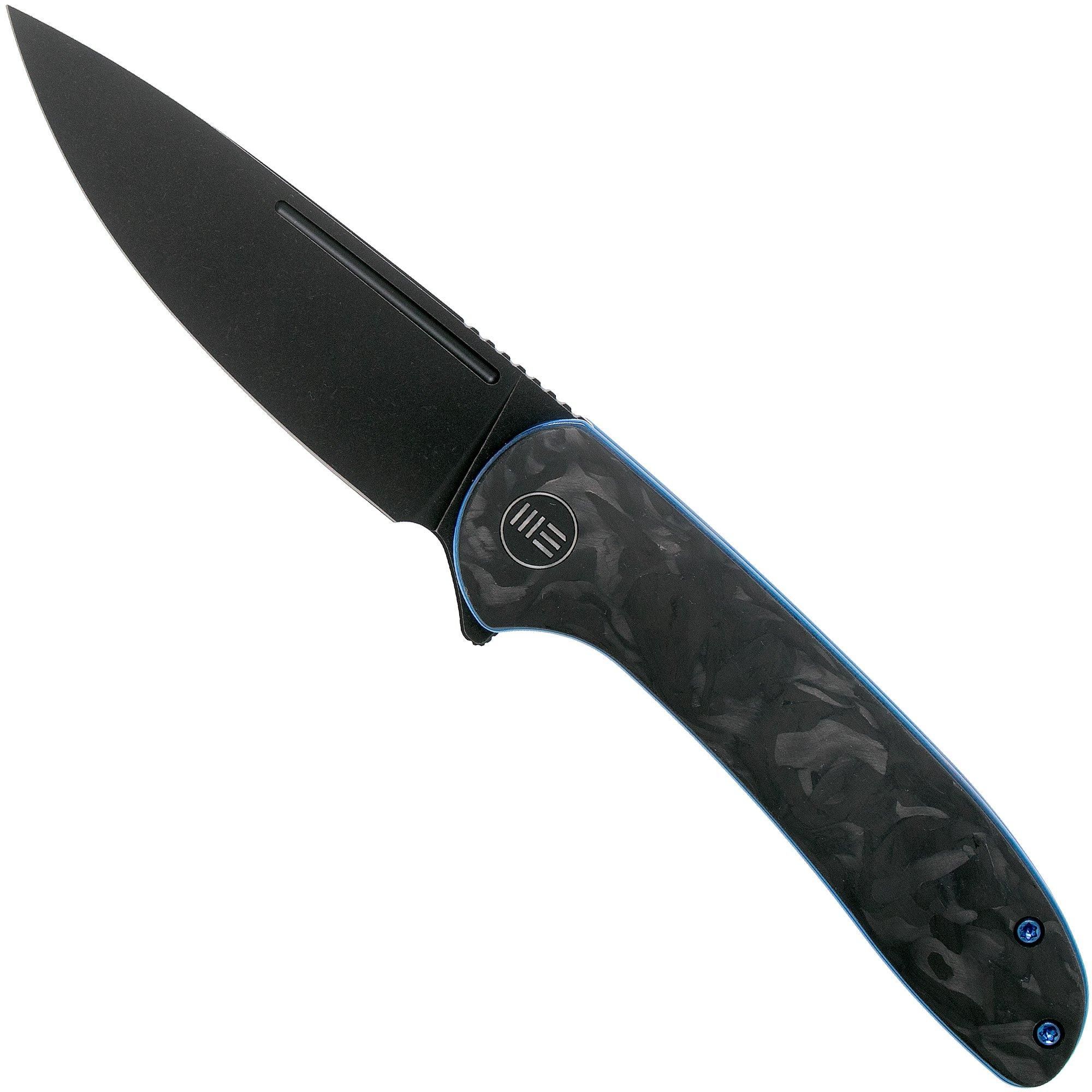 WE Knife WE20020C-2 Black Stonewashed, Carbonfiber zakmes