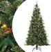 vidaXL Kunstkerstboom, inklapbaar, groen, 240 cm, gemaakt van PE en PVC