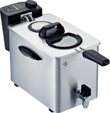 OEM Equivera Oliebollenpan - Professionele Friteuse - 4L - RVS