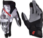 Leatt Adventure HydraDri 7.5 Camo Short, gants imperméables, couleur: Gris/Noir/Rouge, taille: XXL