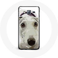 Maniacase Hoesje voor Samsung Galaxy J7 2016 Greyhound Hondenras