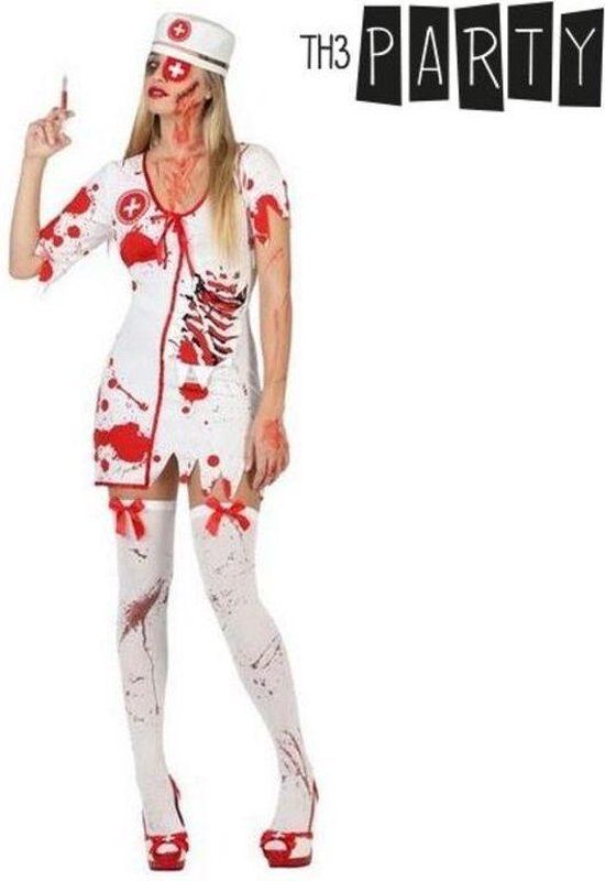 Verpleegsterkostuum voor dames - XS/S - Grijs/Wit