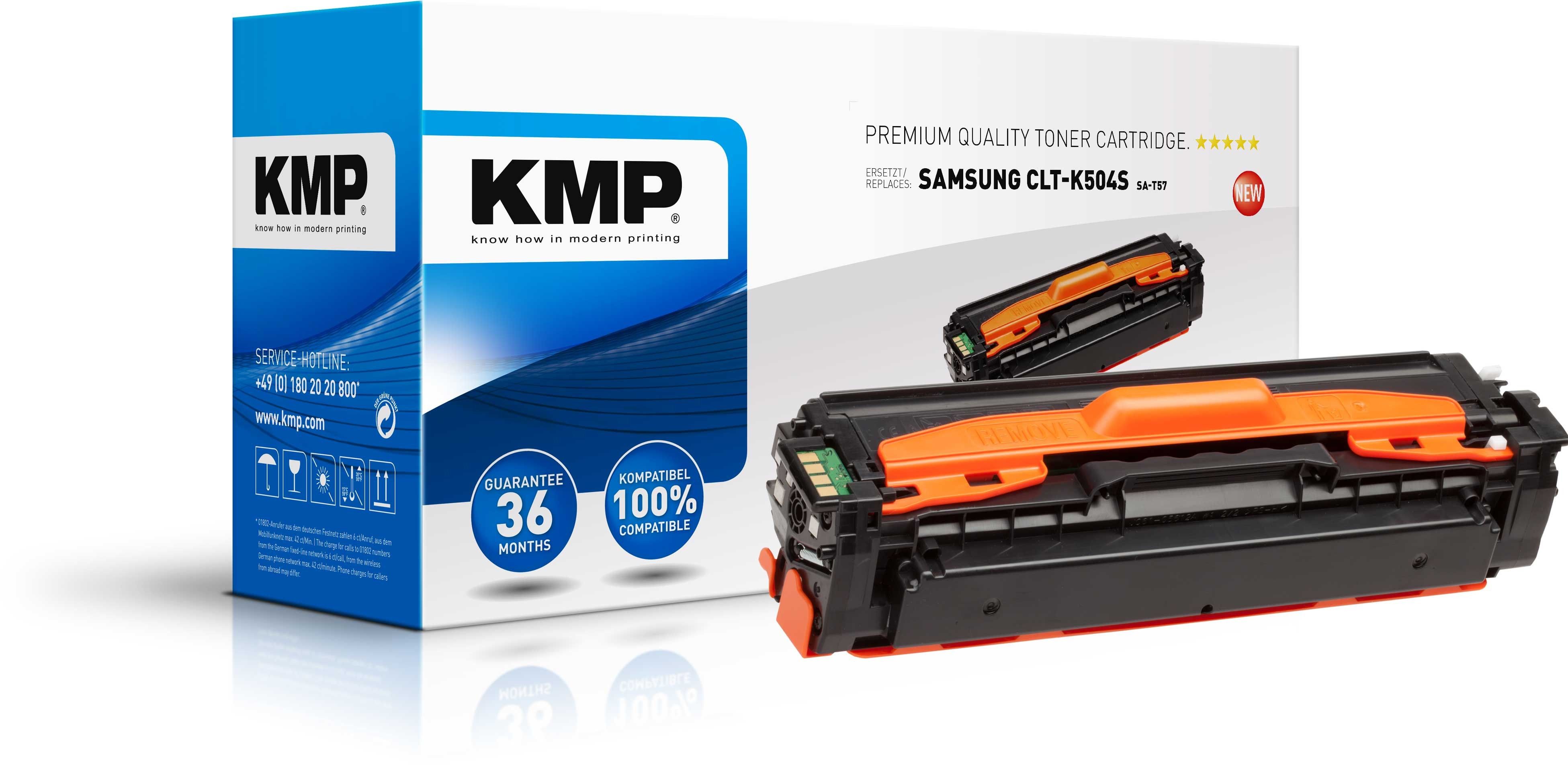 KMP SA-T57 - Tonercartridge - zwart - 1 stuk - voor Samsung CLP 410 / CLP 415 N / CLP 415 NW / CLX 4100 / CLX 4195 FN / CLX 4195 FW / CLX 4195 N / Xpress C 1800 Series / Xpress C 1810 W / Xpress C 1860 fw / Xpress C 1860