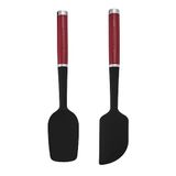 KitchenAid KQG437OHERE 2st Siliconen Spatel Set – Empire Red