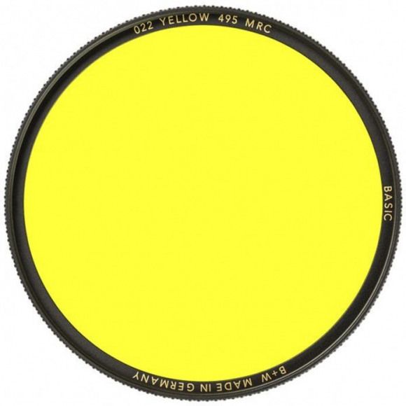 B+W 67mm Yellow 495 MRC Basic 022
