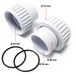 Wiltec: Pièce de rechange pour pompe de piscine, entrée et sortie, système de filtration puissant pour piscines, pompe de filtration à haute capacité, pompe de piscine robuste