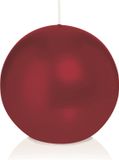 Trend Candles Bolkaars glad - bordeaux rood - 8 cm - 25 branduren
