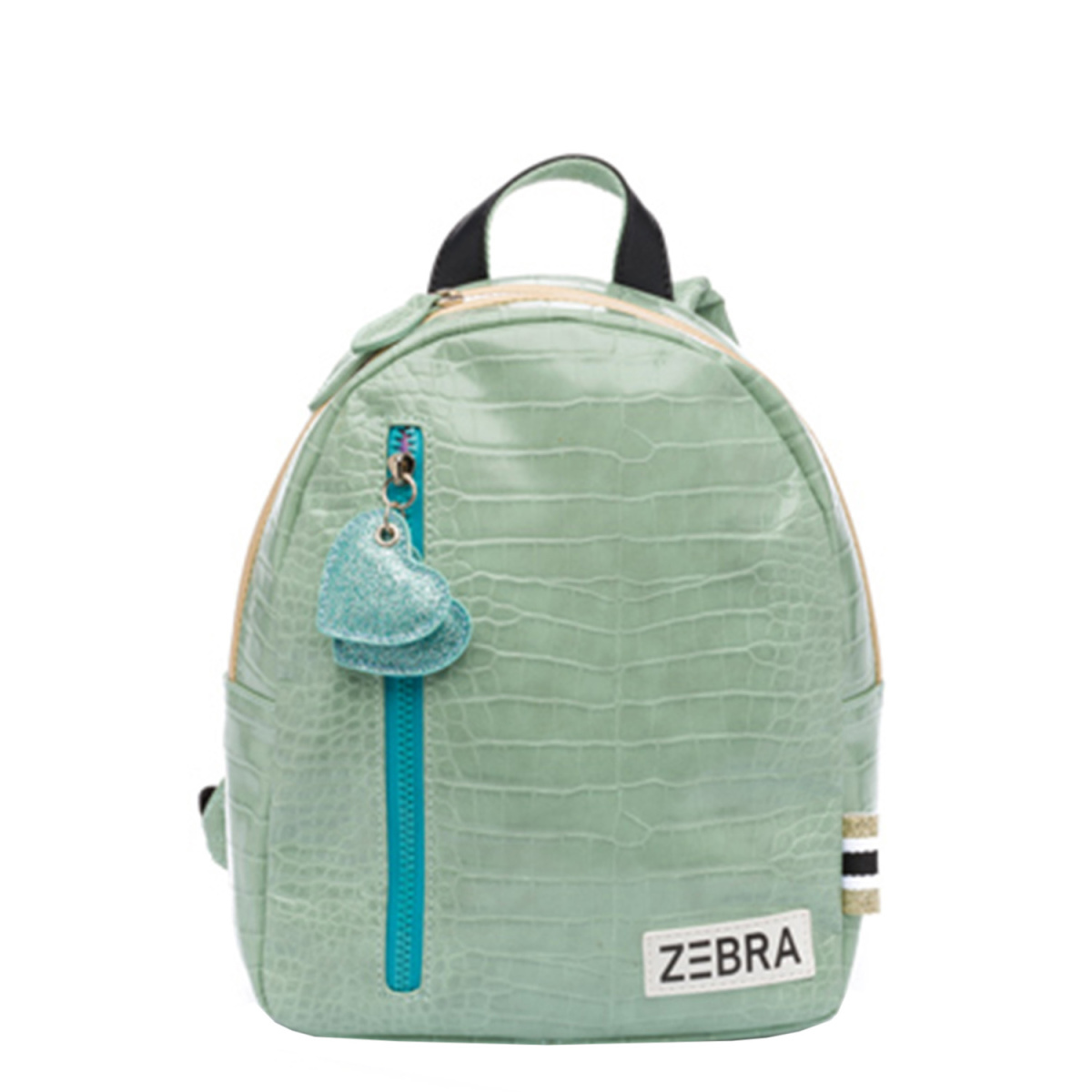 Zebra Trends Zebra Trends Girls Rugzak S croco mint Blauw