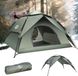 Markloos Tente de luxe - Tente premium facile à monter - Tente de camping occultante - Vert militaire