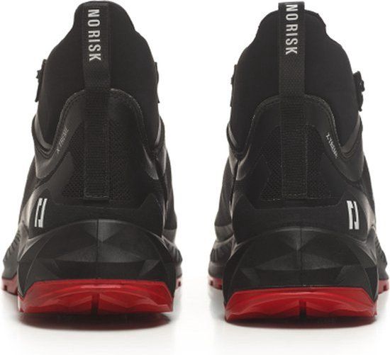 No Risk X-treme Mid Black Red S3 1057.10 - Zwart/Rood - Maat 44