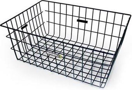 Basil Zembla Fietsmand - Achter - Staal - Zwart - 45L