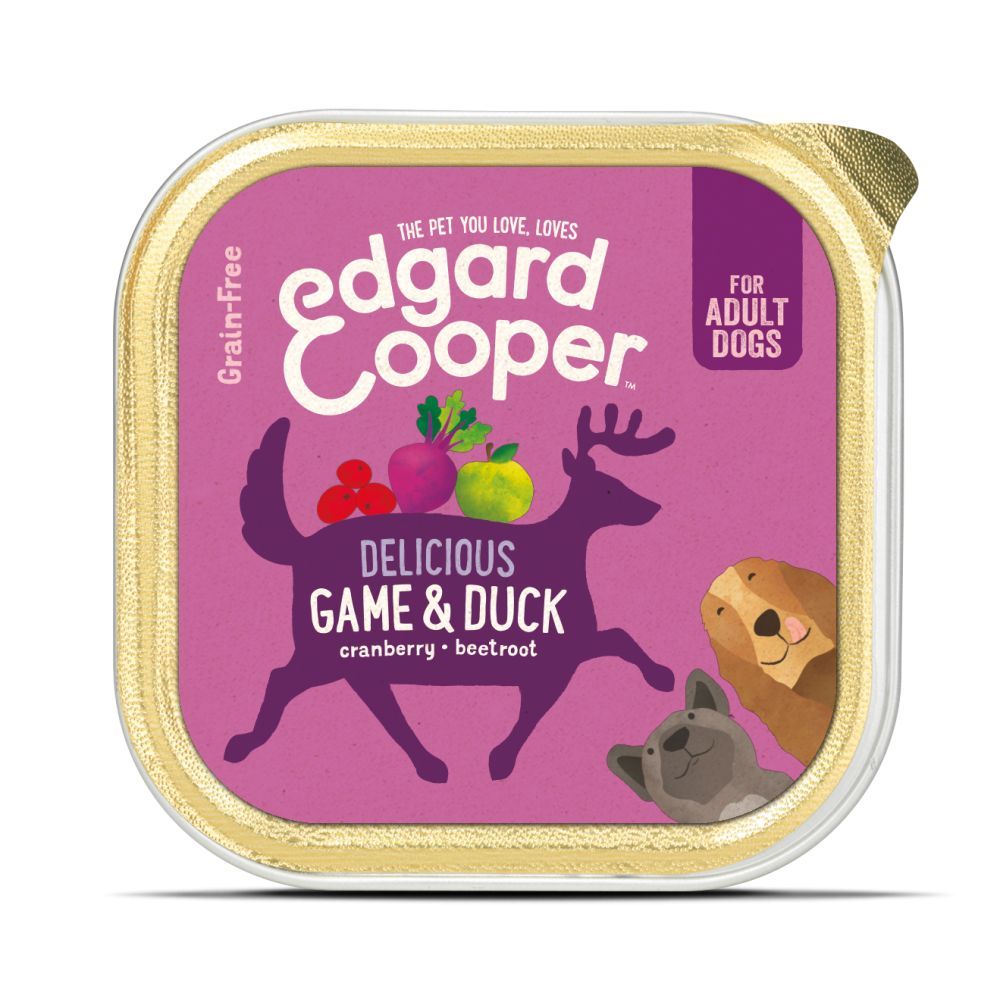 Edgard & Cooper 11x Kuipje Vers Vlees Wild - Eend 150 gr