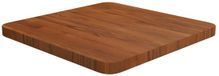 vidaXL Tafelblad vierkant 40x40x2,5cm behandeld eiken donkerbruin