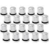 60 pcs Universal Chrome Nut Covers for Truck Trailer Wheel Nuts Height 54 mm Chrome Nut Covers (SW32)