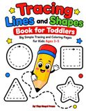 Tracing Lines and Shapes Book for Toddlers