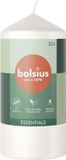 Bolsius 4 stuks witte stompkaarsen 120/58 (33 uur) cloudy white