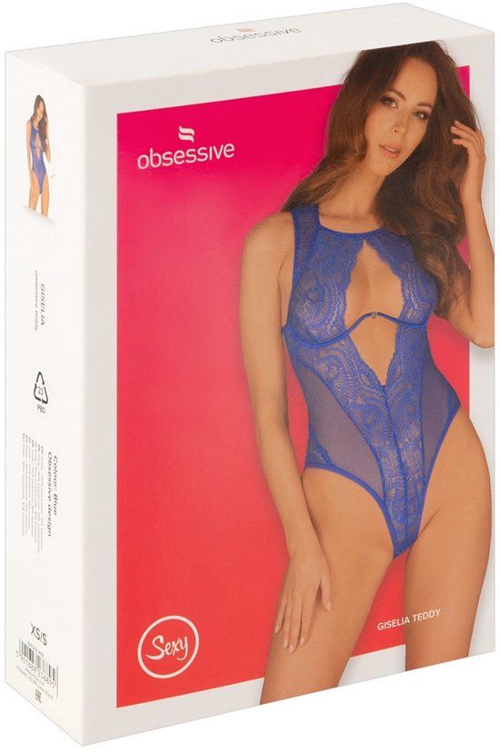 Obsessive Giselia Teddy Blue XS/S