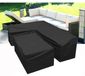 Elzusha - Housse de canapé d'angle imperméable pour extérieur