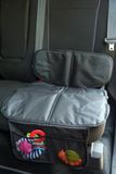 DBS 1013082 autostoelbeschermer voor kinderen/baby's, overtrek met organizerzakken, universeel