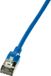 Merkloos LogiLink CAT6a U/FTP Ultraflex Netwerkkabel, 0.5M, Blauw