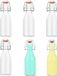 Ensemble de 6 bouteilles en verre avec bouchon à bascule – 250 ml