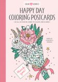 Happy Schiffer Publishing Ltd Color and Connect1- Happy Day Coloring Postcards