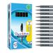 Paper Mate Flexgrip Ultra-balpen, Middelste punt (1,0 mm), Zwart, 12 stuks