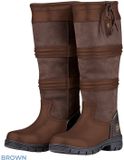 Dublin Weatherbeeta Rijlaarzen Dublin Husk II Bruin Leer/Nylon Unisex Volwassenen Schoenmaat 43