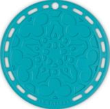 Le Creuset Siliconen Onderzetter 20cm Caribbean Blue