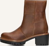 AYANA 853 Enkellaarsjes Dames Bruin