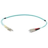 EFB Elektronik InfiniBand en Glasvezelkabel 1 m LC SC Aqua-kleur