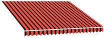 Maison Exclusive - Doek voor zonneschermen, oranje en bruin, 300 x 250 cm, polyester