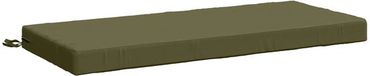 vidaXL Bankkussen SOEST 100% Polyester Olijfgroen 120 x 50 x 8 cm