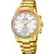 Jaguar J983/4 Dames Polshorloge Hybride Goudkleurig Staal Zilverkleurig Saffierglas 36.5 mm 5 ATM