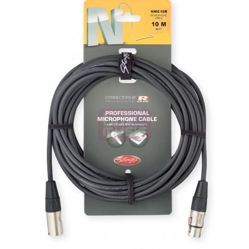 Stagg N Series Microfoonkabel - 10 m - Zwart