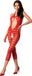 Passion - Woman Bs081 Red Bodystocking One Size
